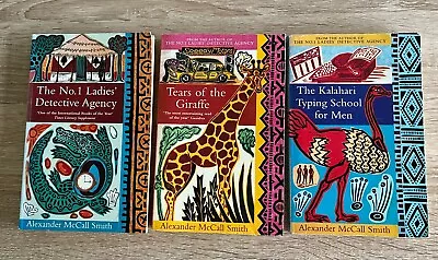 The No. 1 Ladies' Detective Agency Books X 3 By Alexander McCall Smith GUC • $21