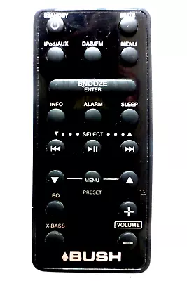 £9.99 • Buy BUSH DAB IPOD SPEAKER DOCK REMOTE CONTROL For NE-3710