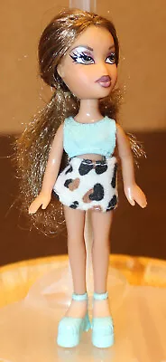 Lil Bratz Doll 4  Yasmin Aqua Top & Shoes With Animal Print Skirt • $9.99