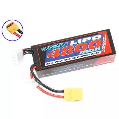 £81.54 • Buy 6S 4800Mah Hard Case 22.2V 50C Voltz Lipo Stick Pack Xt90 VZ0365XT90