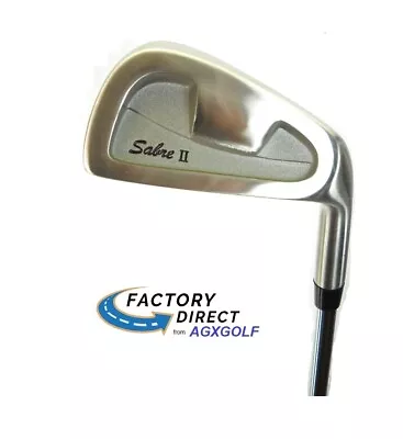 AGXGOLF Men's Sabre Tour 4 Iron Stainless Steel WSteel Shaft Choose Length Flex • $48.85