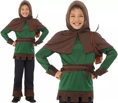 Childs Robin Hood Fancy Dress Costume Book Day Outfit By Smiffys • $29.37