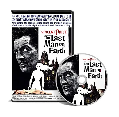 The Last Man On Earth (1964) Drama Horror Sci-Fi DVD • $17.95