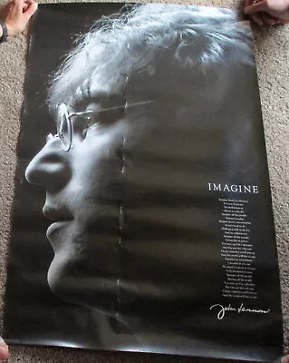 Vintage 2004 John Lennon Beetle Imagine Music Poet Art Poster • $5