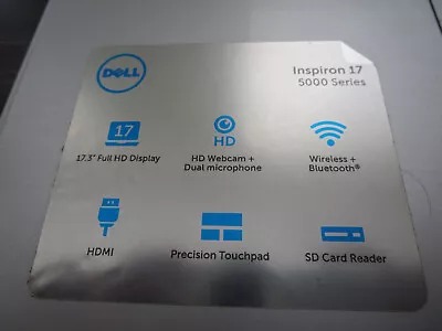 $163.50 • Buy Dell 17  Laptop 17.3  I7-8550U 1.8GHz 64bit 1 TB HDD 8GB RAM Windows 10 2018
