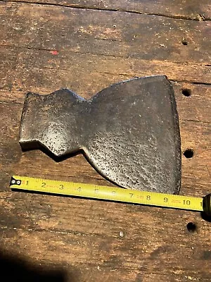 Vintage Broadaxe Hewing Axe Head 9 In Blade 5lb 14 Oz Farm Logging Tool • $39