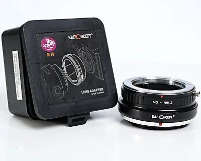 K&F Concept MD-NIK Z Lens Adapter For Minolta MD Mount Lens To Nikon Z Camera Z7 • $30.76