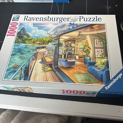 Ravensburger  1000 Piece Puzzle  Tropical Island Charter  • $8.99