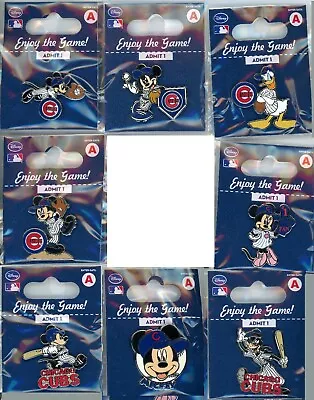 Cubs Disney Pin Choice Chicago Minnie Mouse Mickey Mouse Goofy Donald Duck • $8.99
