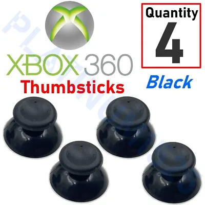 Xbox 360 Controller Thumbstick Joystick Replacement Analog Joy Stick- Black Grey • £3.85