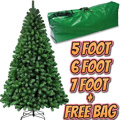 £14.99 • Buy Nordic Natural Realistic Christmas Tree With Storage Bag And Stand 4ft/5ft/6ft