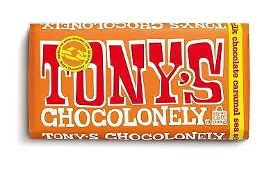 $32.99 • Buy Tony's Chocolonely 32% Milk Caramel Sea Salt Chocolate, 6.35 OZ (Pack Of 5)