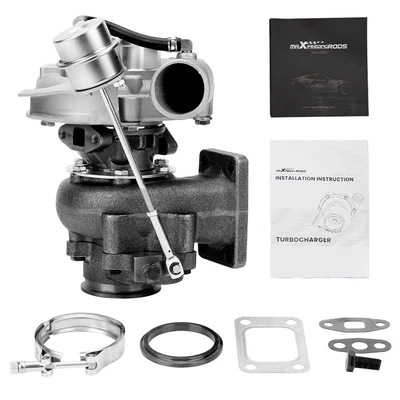$130.99 • Buy NEW T3/t4 T04e V-band Turbocharger Turbo .63 A/r W/ Internal Wastegate Universal