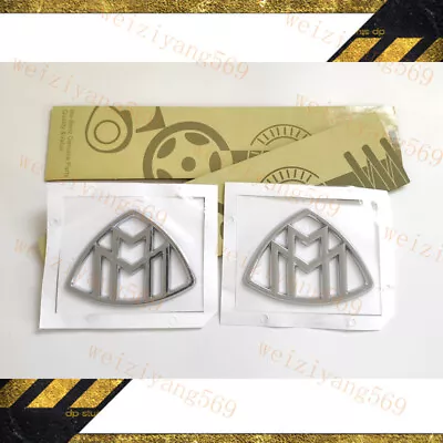 New Metal 2pc Mercedes-benz W222 Maybach Rear Side Self Adhesive Genuine • $43.95