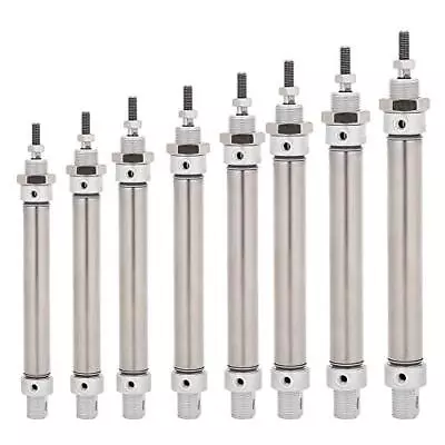 MA16 Mini Air Cylinder  Double Action Stainless Steel Pneumatic Cylinder  Dou... • $17.33