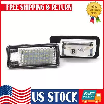 LED License Plate Light For Audi A3 A4 S3 S4 A6 S6 Q7 RS4 CANBUS Error Free US/- • $8.99