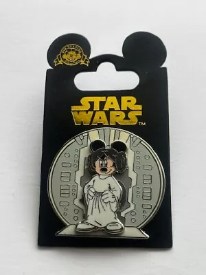 Disney Star Wars Minnie Mouse As Princess Leia LucasFilms StarWars Pin New • $9.97