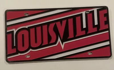 Louisville Cardinals License Plate NCAA Car Accessory University Of Louisville • $8