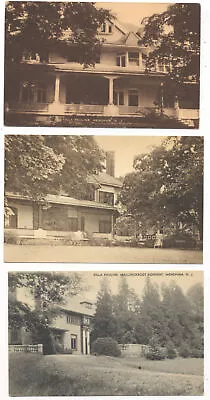 MENDHAM NJ - 3 Different VILLA PAULINE Mallinkrodt Convent Ca1930s Postcards • $12.95