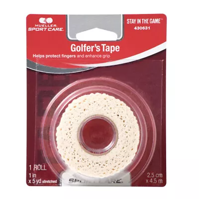 Mueller Golfer Grip Tape: 1 In. X 5 Yds. (White) • $6.04