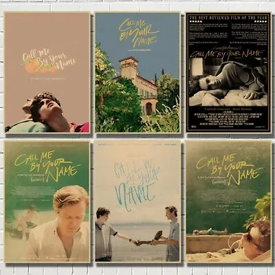 Call Me By Your Name Movie Kraft Paper Poster Wall Art Wall Pictures Living Room • $7.69