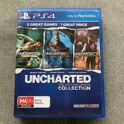 Uncharted The Nathan Drake Collection PS4 • $14