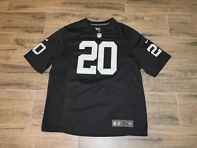 Darren McFadden Oakland Raiders NFL Football Jersey Nike On Field Black #20 Rare • $38.32