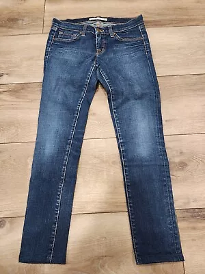 J Brand Women's Faded Dark Wash Mid Rise Skinny Jeans 910 DKV Normcore Sz 25 • $18.37