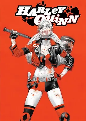 New Harley Quinn Poster Premium Wall Art Print Size A5-a1 • $27