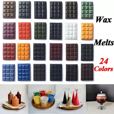 Wax Melting DIY Handmade Aromatherapy Pigment Wax Solid Color 24 Colors • £3.15