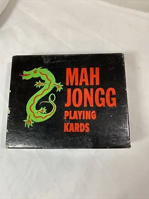 Vintage 1930s Mah Jong Playing Cards Kards National Mah Jongg League • $22