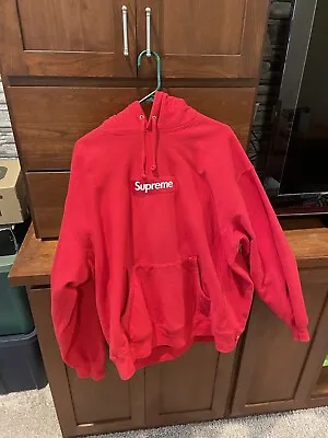 Supreme Red Box Logo BOGO Hoodie Hooded Sweatshirt XL FW23  • $194.99
