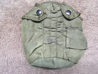 US Vietnam Era M1967 Canteen Cover Nylon W/ Metal Snaps 1974 Dated • $29.95