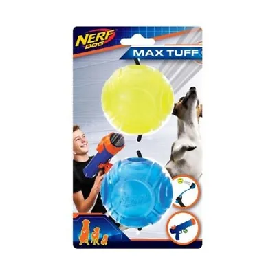 £8.95 • Buy NERF Translucent Sonic Ball, Hours Of Unstoppable Fun For You & Your Dog, 2pk