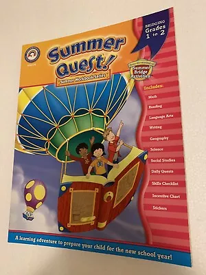 Summer Quest? Grades 1 - 2 By Summer Quest Team Brand New Fast Shipping • $3.37