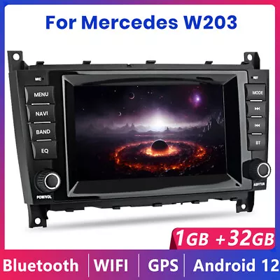 Android 12 Car Stereo Radio GPS 7  WIFI For Mercedes Benz W203 C200 C230 C280  • $99.99