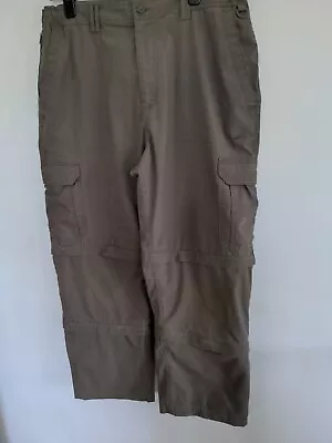 £4.50 • Buy Peter Storm Light Brown Polyester Cotton Cargo Trousers/Shorts Size 34S