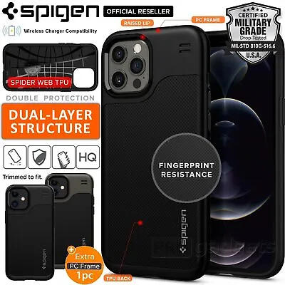 $44.99 • Buy FREE EXPRESS SPIGEN Hybrid NX Dual Layer Cover For Apple IPhone 12 / 12 Pro 6.1