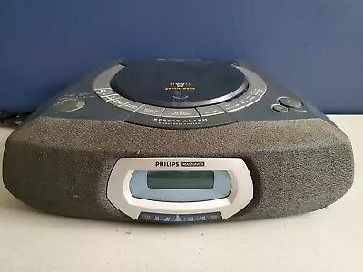 Philips Magnavox Gentle Wake Stereo CD Player Clock Radio AJ3935/17 Tested • $19.98