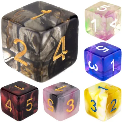 D6 Poly Dice *Premium* (Select Colour) / 6 Sided RPG D&D DND Dungeons & Dragons • £2.69