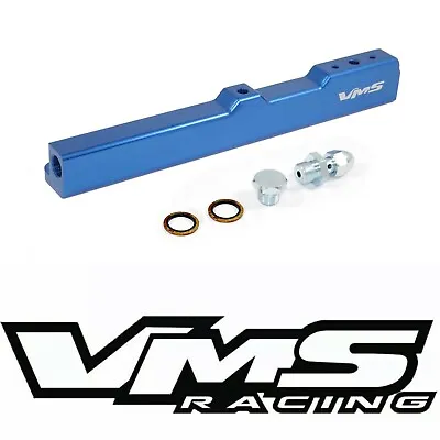 Vms Racing Blue Fuel Rail For Honda Civic Crx Delsol D Series Only • $69.95