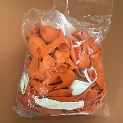 120 Little Cutie Balloon Garland Kit Orange Yellow White Latex • $9.99