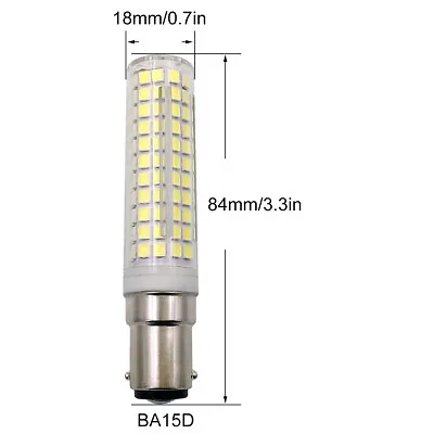 Ba15d B15d Led Light Bulb 10W 110V/220V 136-2835 SMD LED Lamp Ceramics Light • $7.99