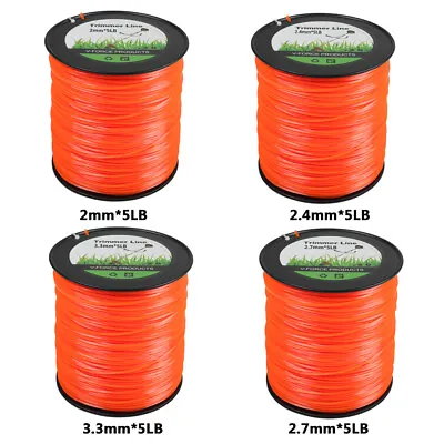 All Size Durable Nylon Square Trimmer Line Weed Spool Replacement 5lb Fits Echo  • $16.57