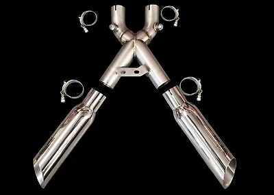 VooDoo Dual Shorty Exhaust X-Pipe 2022-2024 Suzuki GSX 1300R Hayabusa Polished • $638.95