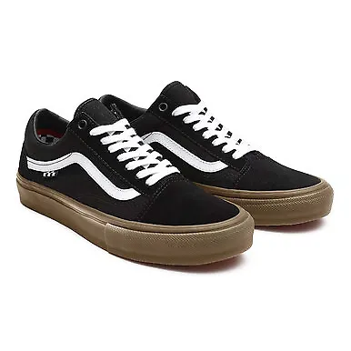 Vans Skate Old Skool Shoes Mens In Black Gum-  - • $127.99