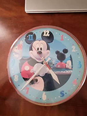 Disney's Mickey Mouse Wall Clock 12.5  Mickey's Play House-Tested/Working • $4.99