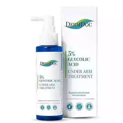 Dermdoc 5% Glycolic Acid Under Arm Treatment 100ml Lightweight Gel • $14.75