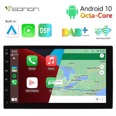 Q04SE 7  2DIN Android Auto Car Radio Stereo GPS Navigation Bluetooth CarPlay DSP • $162.19