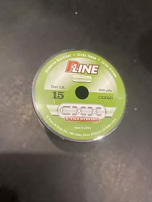 P-Line 12lb CXX X-Tra Strong Mono 15lb 600yd Spool Moss Green 1/4 Size • $15.99